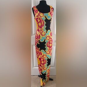 NWT! Long Stylish Dress W/Dramatic Back